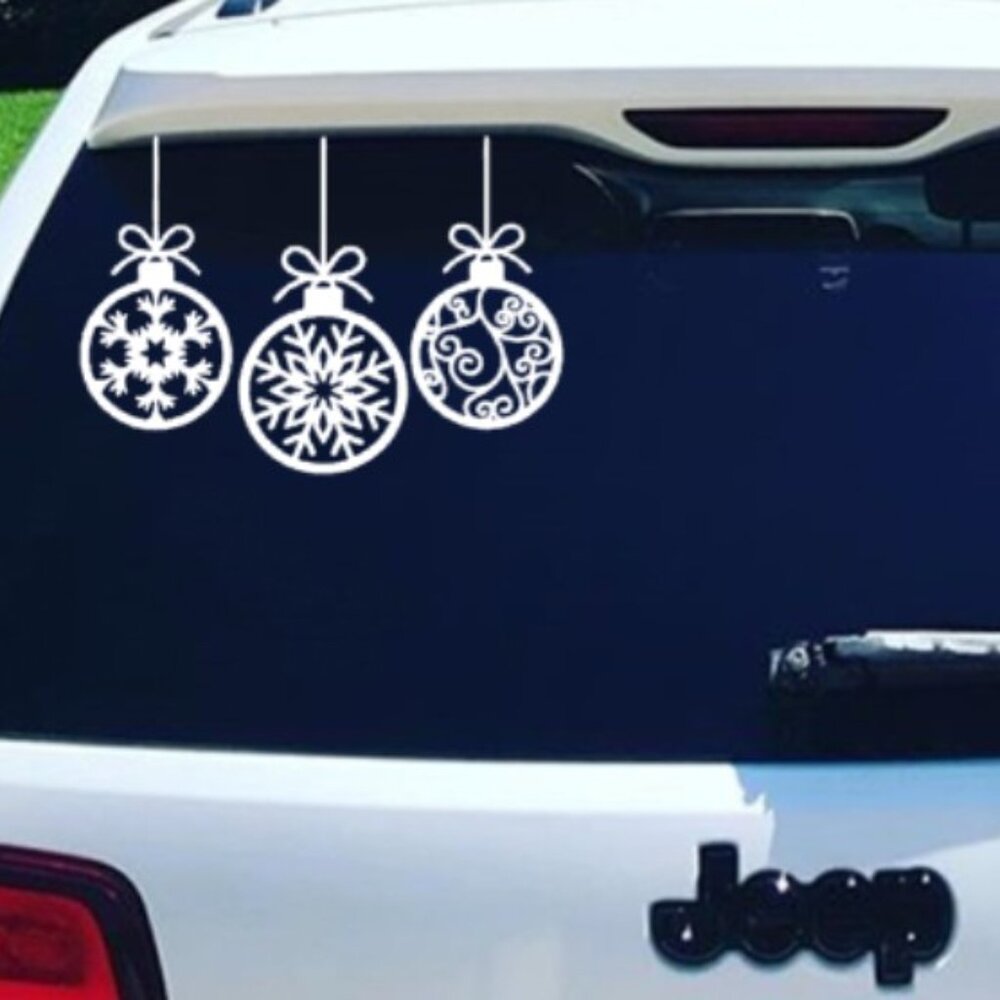 Christmas Ornament Decal Sticker